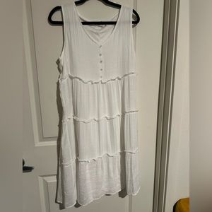 White naïf dress
